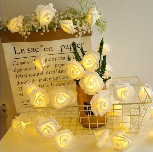 Lichtermeer aus Rosen