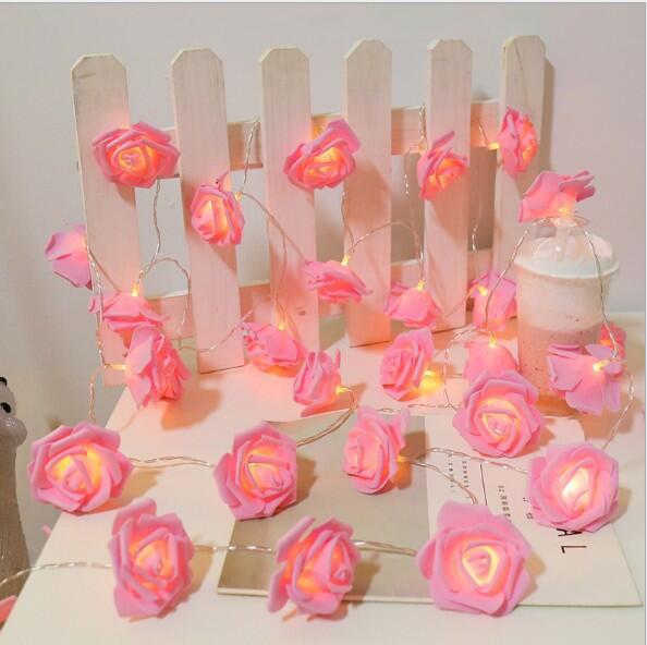 Lichtermeer aus Rosen